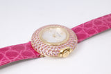 ROLEX CELLINI ORCHID PINK SAPPHIRE MOTHER OF PEARL DIAMOND DIAL 6201 BOX & PAPERS $11,500