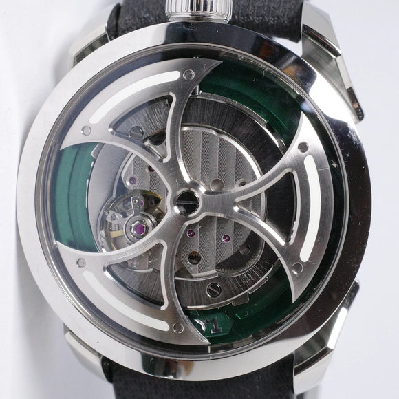 M.A.D.EDITION MAD1 GREEN BY MB&F MINT BOX & PAPERS