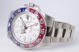 ROLEX 2023 BRAND NEW WHITE GOLD GMT PEPSI METEORITE DIAL “Superman” 126719 BOX & PAPERS $54,500