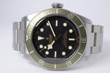 TUDOR BLACK BAY GREEN HARRODS LIMITED EDITION 79230G BOX & PAPERS