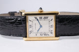 CARTIER YELLOW GOLD TANK LOUIS  W1504856 NOS CONDITION BOX & PAPERS
