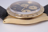 ROLEX VINTAGE YELLOW GOLD COSMOGRAPH DAYTONA 6265 BLACK NOS CONDITION BOX & PAPERS