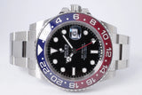 ROLEX 2024 NEW STAINLESS STEEL CERAMIC GMT MASTER II 126710 PEPSI OYSTER BRACELET BOX & PAPERS