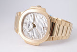 PATEK PHILIPPE NEW TIFFANY STAMPED LADIES ROSE GOLD NAUTILUS SILVER DIAL 7118/1R BOX & PAPERS $120,000