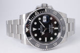 ROLEX 40mm SUBMARINER CERAMIC STAINLESS STEEL 116610 BOX & PAPERS