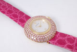 ROLEX CELLINI ORCHID PINK SAPPHIRE MOTHER OF PEARL DIAMOND DIAL 6201 BOX & PAPERS $11,500