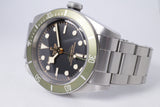 TUDOR BLACK BAY GREEN HARRODS LIMITED EDITION 79230G BOX & PAPERS