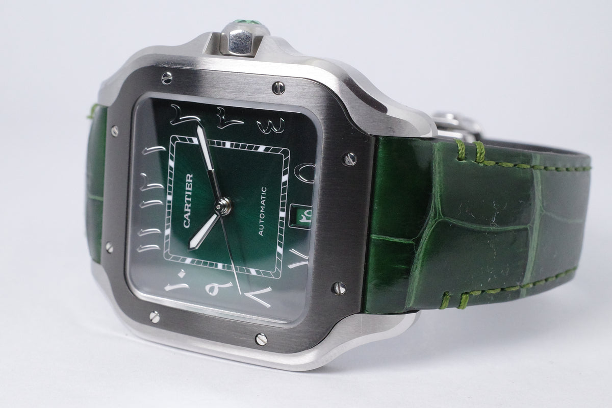 CARTIER 2025 SANTOS GREEN MIDDLE EAST LIMITED EDITION WSSA0055 BOX