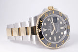 ROLEX 2023 41mm SUBMARINER TWO TONE BLACK DIAL 126613 BOX & PAPERS $15,500
