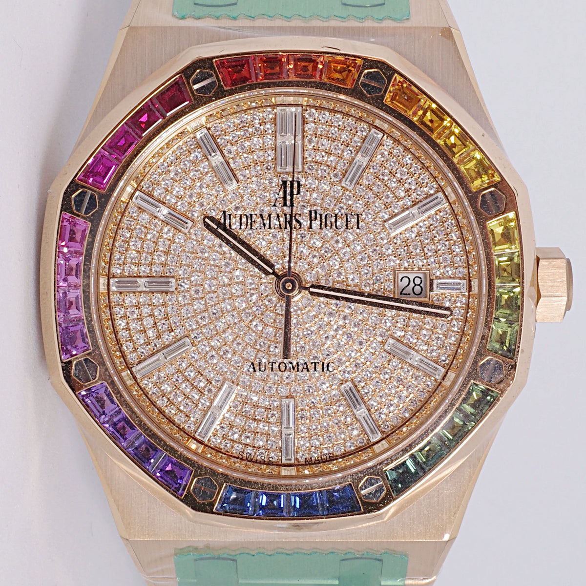 Audemars Piguet Royal Oak Rainbow Rose Gold