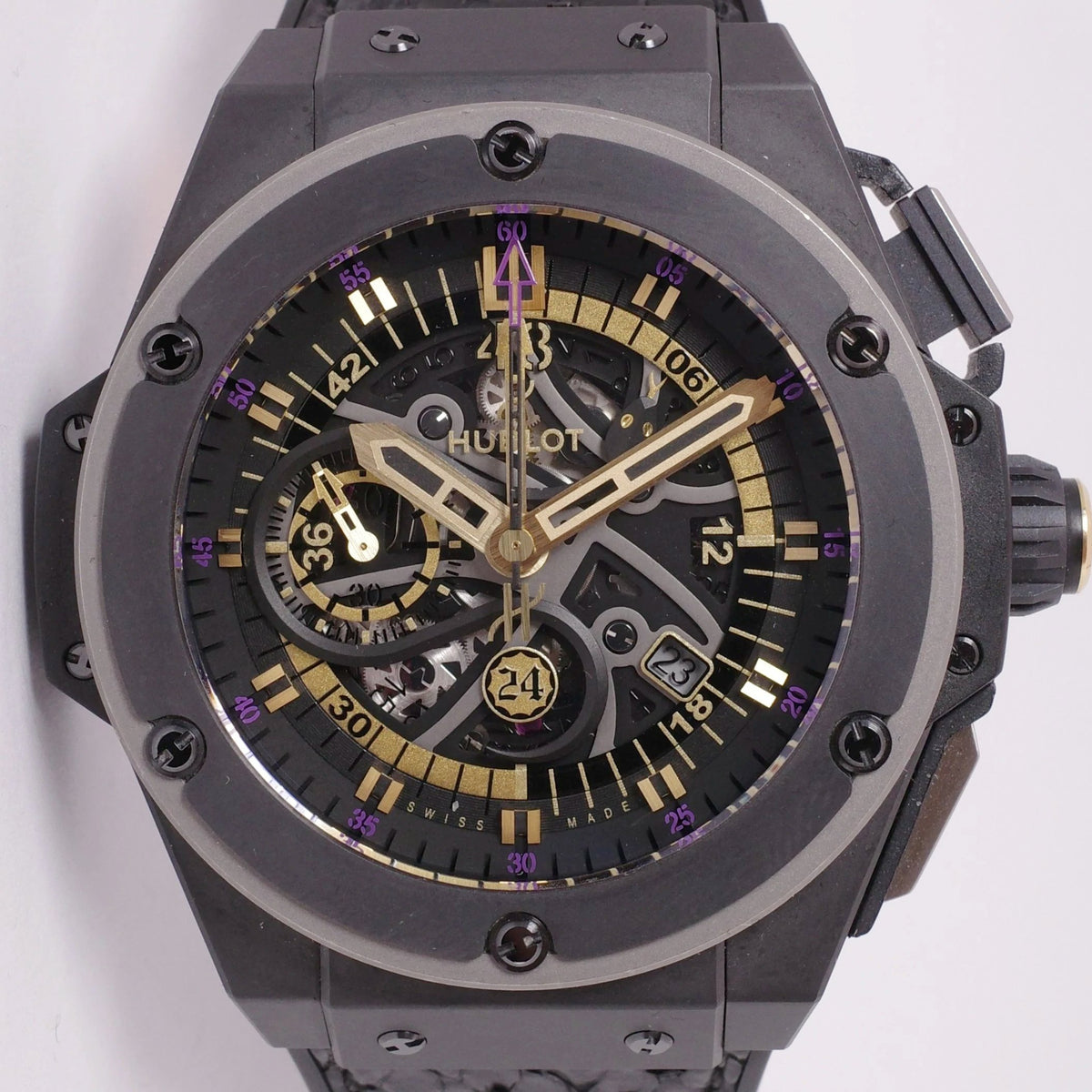 HUBLOT BIG BANG BLACK MAMBA KOBE BRYANT KING POWER 748.CI.1119.PR.KOB1 Honolulu Time