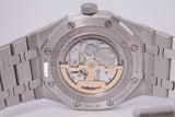 AUDEMARS PIGUET JAPAN EXCLUSIVE WHITE GOLD ROYAL OAK PERPETUAL CALENDAR SLATE GREY DIAL BOX & PAPERS 26607BC