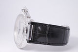CARTIER 42mm WHITE GOLD PASHA FACTORY DIAMOND BEZEL FRESH FROM SERVICE WITH BOX SET WJ120251 $11,975