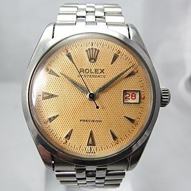 ROLEX VINTAGE OYSTER DATE PRECISION HONEYCOMB DIAL 6294