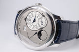 F.P. JOURNE PLATINUM OCTA LUNE MOON PHASE GREY DIAL AUTOMATIC BOX & PAPERS