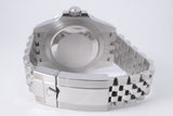 ROLEX 2024 GMT "BRUCE WAYNE" BLACK & GREY BEZEL JUBILEE BRACELET 126710 GRNR BOX & PAPERS