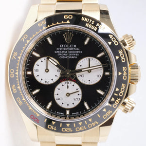 ROLEX NEW 2024 YELLOW GOLD DAYTONA LE MANS 126528LN BOX & PAPERS