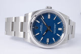 ROLEX NEW 2026 OYSTER PERPETUAL 36 MED BLUE DIAL 126000 BOX & PAPERS $9,800