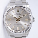 ROLEX 2024 36mm OYSTER PERPETUAL 126000 SILVER DIAL BOX & PAPERS $6,500