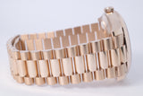 ROLEX 2023 EVEROSE DAY-DATE 40 CHOCOLATE BAGUETTE DIAMOND DIAL 228235 BOX & PAPERS $49,500