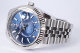 ROLEX 2026 NEW SKY-DWELLER STAINLESS STEEL BLUE DIAL JUBILEE BRACELET 336934 BOX & PAPER