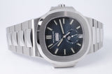 PATEK PHILIPPE NEW 2026 NAUTILUS BLUE DIAL ANNUAL CALENDAR MOON PHASE 5726/1A BOX & PAPERS
