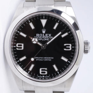ROLEX 40mm EXPLORER I STAINLESS STEEL 224270 BOX & PAPERS