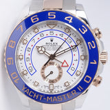 ROLEX YACHTMASTER II TWO TONE STAINLESS STEEL & ROSE GOLD 116681 BOX & PAPERS