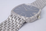 VACHERON CONSTANTIN VINTAGE WHITE GOLD HISTORIQUE AUTOMATIC BLUE DIAL WATCH ONLY $16,000