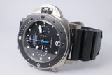 PANERAI 2015 LUMINOR SUBMERSIBLE FLYBACK CHRONOGRPAH PAM00615 BOX & PAPERS $6,500