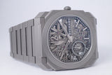 BVLGARI TITANIUM OCTO FINISSIMO SKELETON 8 DAYS 103610 BOX & PAPERS $16,500