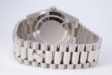 ROLEX NEW 2022 WHITE GOLD DAY-DATE 40 GREEN OLIVE ROMAN NUMERAL DIAL 228239 BOX & PAPERS