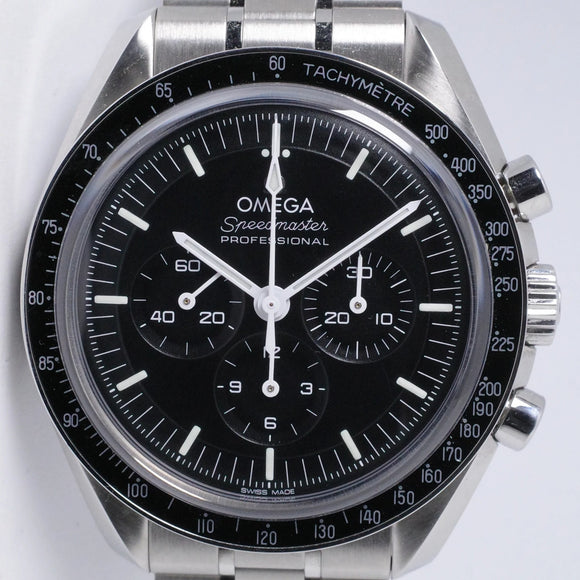 OMEGA 2022 SPEEDMASTER PROFESSIONAL MOONWATCH SAPPHIRE SANDWICH BOX & PAPERS