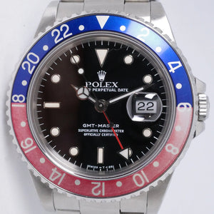 ROLEX PEPSI GMT MASTER STAINLESS STEEL 16700 BOX & PAPERS  $10,800