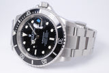 ROLEX STAINLESS STEEL SUBMARINER DATE 16610 w/ SERVICE PAPERS $8,250