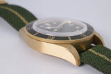 TUDOR 2021 YELLOW GOLD BLACK BAY 58 GREEN DIAL M79018V BOX & PAPERS