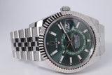 ROLEX NEW 2024 SKY-DWELLER STAINLESS STEEL JUBILEE BRACELET 336934 BOX & PAPERS