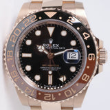 ROLEX 2023 EVEROSE GOLD ROOTBEER GMT 126715 BOX & PAPERS