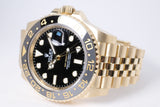 ROLEX NEW YELLOW GOLD GMT MASTER II JUBILEE BRACELET 126718 BOX PAPERS