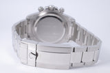 ROLEX DAYTONA STAINLESS STEEL & CERAMIC BEZEL WHITE DIAL 126500 BOX & PAPERS $34,500