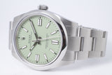 ROLEX 2025 NEW 41mm OYSTER PERPETUAL PISTACHIO DIAL 134300 BOX AND PAPERS $11,975