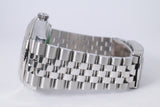 ROLEX 2025 DATEJUST 36 STAINLESS STEEL BLUE DIAL WHITE GOLD FLUTED BEZEL, JUBILEE BRACELET 126234 BOX & PAPERS $11,975
