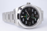 ROLEX 2019 AIR-KING 40mm 116900 COMPLETE BOX & PAPERS $7,800