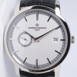 VACHERON CONSTANTIN WHITE GOLD PATRIMONY TRADITIONELLE AUTOMATIC BOX & PAPERS