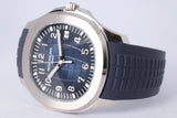 PATEK PHILIPPE NEW 2020 WHITE GOLD AQUANAUT BLUE DIAL 5168G BOX & PAPERS