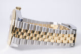 ROLEX 2024 DATEJUST 41 TWO TONE JUBILEE BLACK DIAL 126333 BOX & PAPERS $17,500