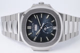 PATEK PHILIPPE NEW 2026 NAUTILUS BLUE DIAL ANNUAL CALENDAR MOON PHASE 5726/1A BOX & PAPERS