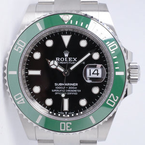 ROLEX  2020 NEW OLD STOCK GREEN SUBMARINER STARBUCKS 126610LV BOX & PAPERS  $13,800