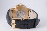 HARRY WINSTON ROSE GOLD OCEAN DUAL TIME BOX & SERVICE PAPERS