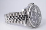 ROLEX NEW 2024 GMT "BRUCE WAYNE" BLACK & GREY BEZEL JUBILEE BRACELET 126710 GRNR BOX & PAPERS